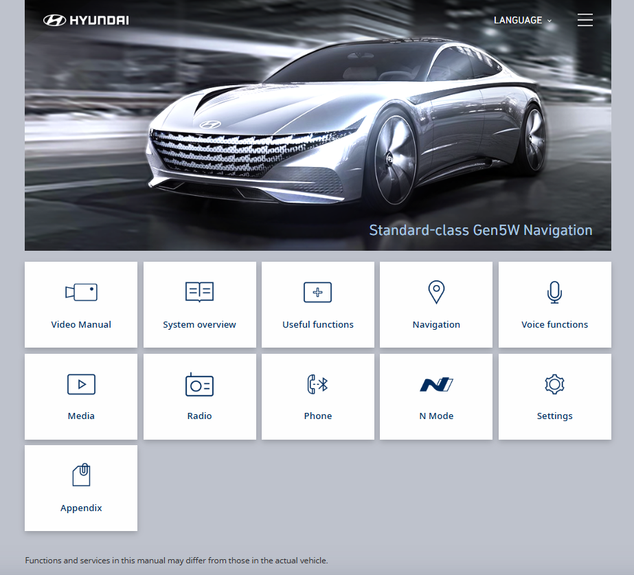 Digital Manual for Hyundai