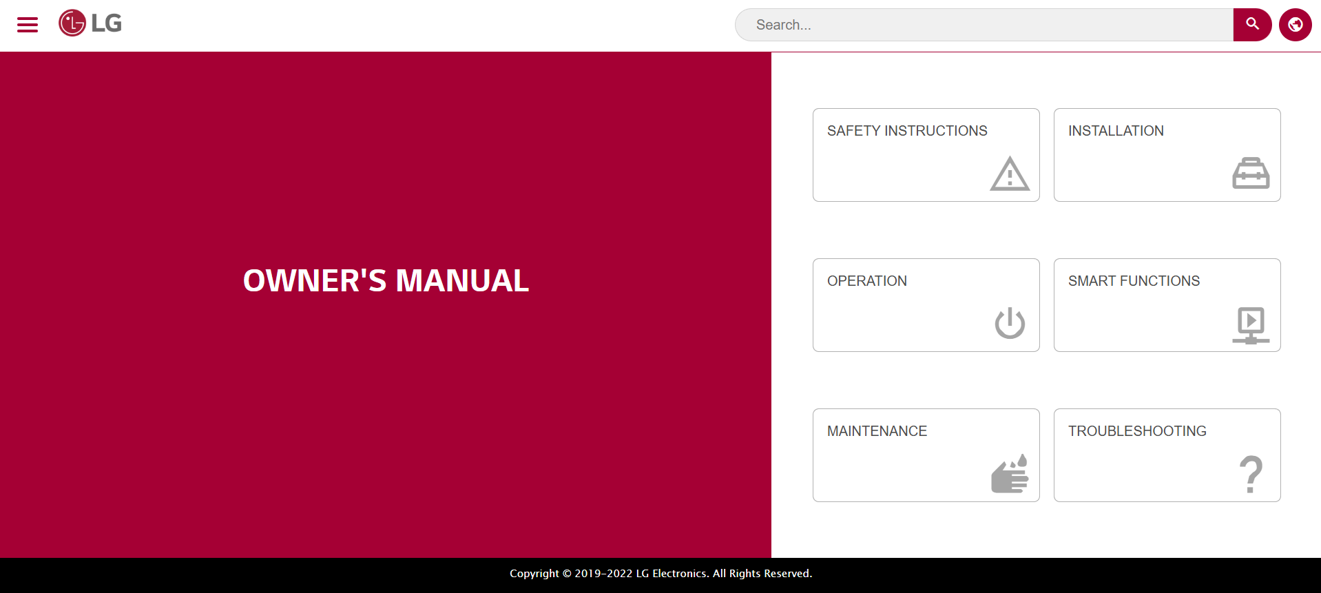 Digital Manual for LG
